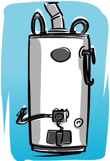 Water Heater Illustration